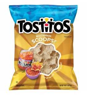 Tostitos Scoops! Multigrain Tortilla Chips, 10 oz Bag