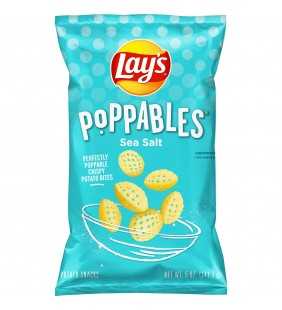 Lay's Poppables Sea Salt Potato Snacks, 5 oz Bag