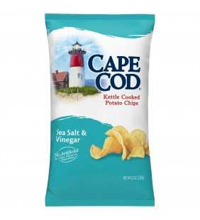Cape Cod Sea Salt and Vinegar Kettle Cooked Potato Chips, 8 Oz