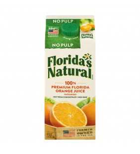 Florida's Natural 100% Premium Florida Orange Juice No Pulp, 52.0 FL OZ