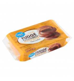 Great Value Fudge-Covered Peanut Butter-Filled Cookies, 9.5 oz