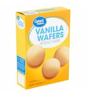 Great Value Vanilla Wafers, 11 oz
