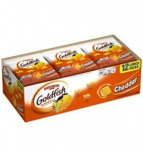 Pepperidge Farm Goldfish Cheddar Crackers, 12 oz. Multi-pack Tray, 12-count 1 oz. Single-Serve Snack Packs