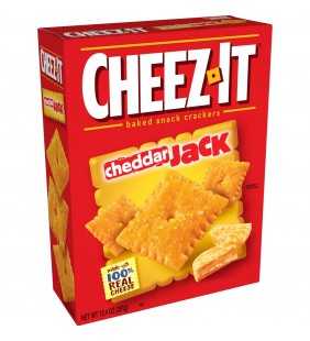 Cheez-It, Baked Snack Cheese Crackers, Cheddar Jack, 12.4 Oz