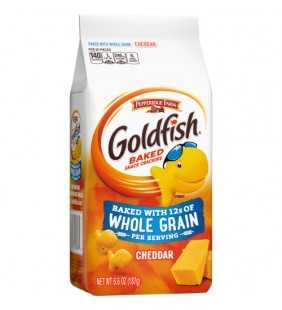 Pepperidge Farm Goldfish Cheddar Crackers, Baked with Whole Grain, 6.6 oz. Bag