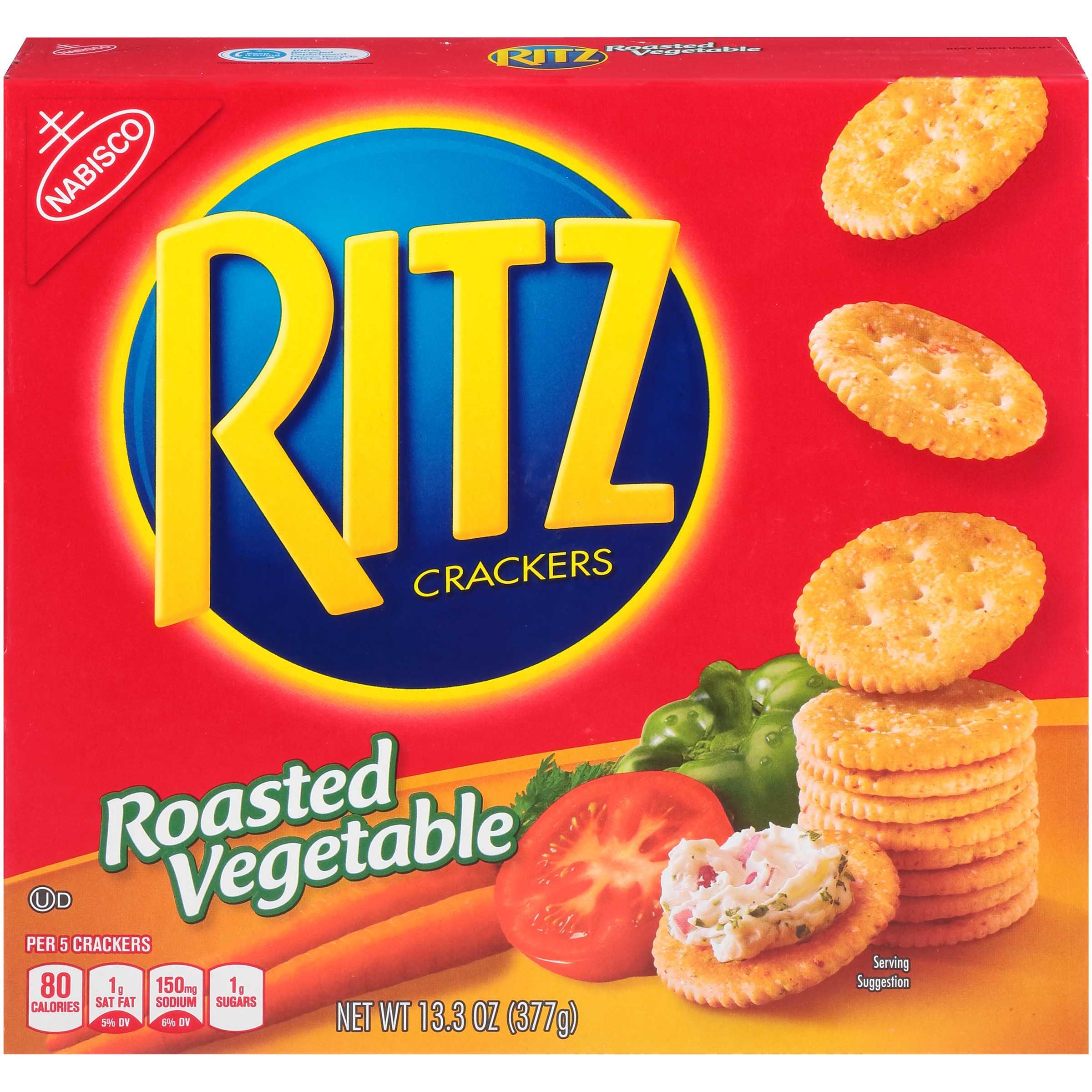 Nabisco Ritz Roasted Vegetable Crackers, 13.3 Oz.