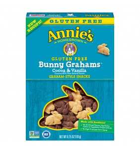Annie's Gluten Free Cocoa & Vanilla Bunny Cookies, 6.75 oz