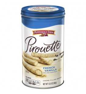 Pepperidge Farm Pirouette Crème Filled Wafers French Vanilla Cookies, 13.5 oz. Tin