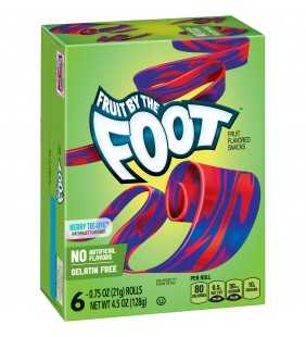 Fruit by the Foot Fruit Snacks, Berry Tie-Dye, 4.5 oz