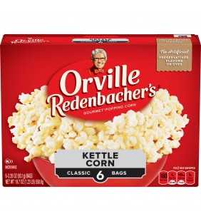 Orville Redenbachers Kettle Corn Microwave Popcorn 3.28 Oz 6 Ct