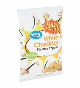 Great Value White Cheddar Flavored Popcorn, 9 oz