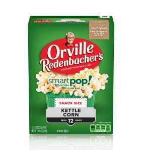 Orville Redenbachers 100 Calorie Kettle Corn Microwave Popcorn 1.16 Oz 12 Ct