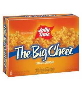 Jolly Time The Big Cheez Ultimate Cheddar Microwave Popcorn 3 Oz, 6 Ct