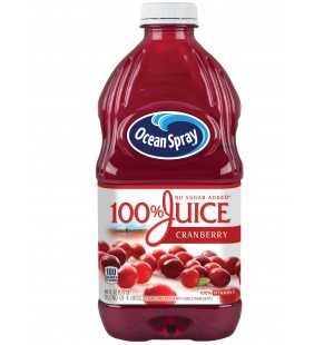 Ocean Spray 100% Juice, Cranberry, 60 fl oz