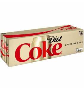 Diet Coke Caffeine Free Soda Soft Drink, 12 fl oz, 12 Pack