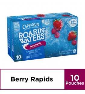 Capri Sun Roarin' Waters Berry Rapids Naturally Flavored Water Beverage with other natural flavors, 10 ct. Box