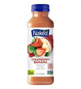 Naked Juice Fruit Smoothie, Strawberry Banana, 15.2 oz Bottle