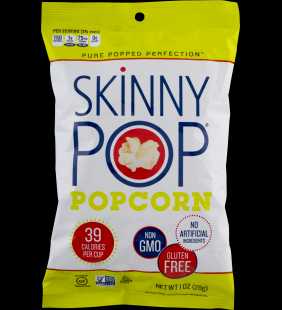 SkinnyPop Popcorn, Original, Naturally Gluten Free, Non-GMO, 1 Oz