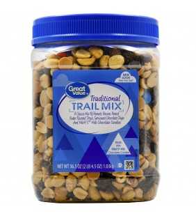 Great Value Traditional Trail Mix with M&M's Milk Chocolate Candies, 36.5 Oz.