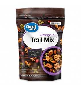 Great Value Omega3 Trail Mix, 22 Oz