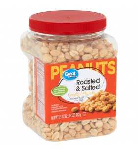 Great Value Roasted & Salted Cocktail Peanuts, 35 Oz.