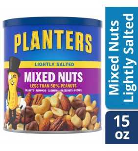 Planters Lightly Salted Mixed Nuts, 15.0 oz Canister