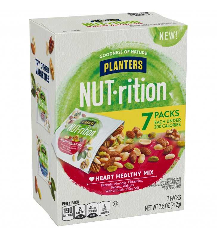 Planters NUT-rition Heart Healthy Trail Mix with Walnuts, 7 ct - 7.5 oz Box