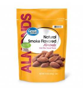Great Value Smoked Flavored Whole Almonds, 14 oz