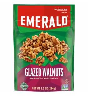 Emerald Nuts Glazed Walnuts, 6.5 Oz Resealable Bag