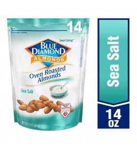 Blue Diamond Almonds, Oven Roasted Sea Salt 14 oz