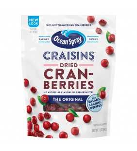 Ocean Spray Craisins Dried Cranberries, Original, 12oz Resealable Pouch