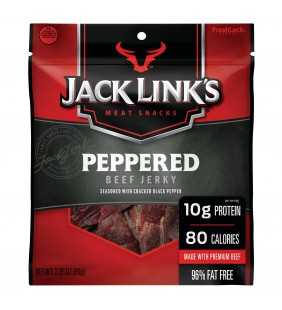 Jack Links Beef Jerky, Peppered, 2.85oz