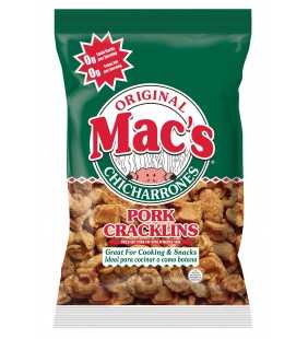 Mac's Original Pork Cracklins Snacks, 6.25 oz.