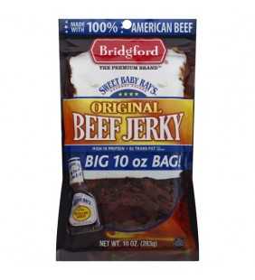 Bridgford Sweet Baby Ray's Beef Jerky, Original, 10 Oz.