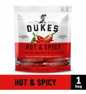 Duke's Hot & Spicy Smoked Shorty Sausages, 5 oz.