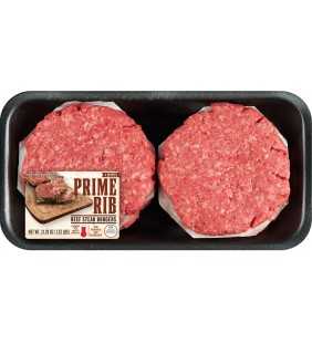 Prime Rib Beef Steak Patties, 4 count, 1.33 lb