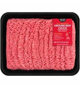 All Natural* 80% Lean/20 % Fat Ground Beef Tray, 4.5 lb