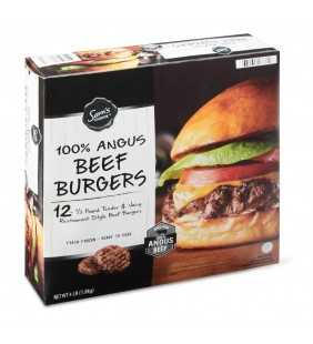 Sam's Choice 100% Angus Beef Burgers, 4lb, 12 ct (Frozen)