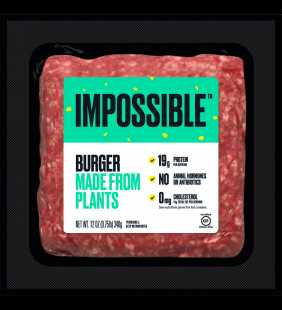 Impossible™ Burger Plant-Based Protein, 0.75 lb
