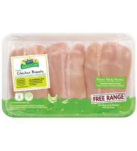 Perdue Harvestland Free Range Fresh Boneless Skinless Individually Wrapped Chicken Breasts, Family Pack (2.75-3.6 lbs.)
