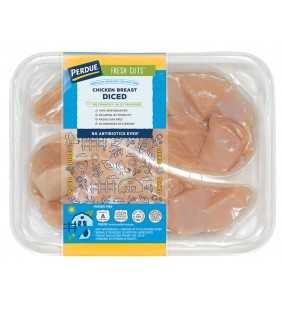 Perdue Fresh Cuts Diced Boneless Skinless Chicken Breasts, 0.8-1.6 lbs.