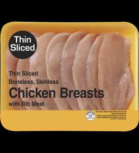 Freshness Guaranteed Thin-Sliced Chicken Breasts, 2.25 - 3.0 lb