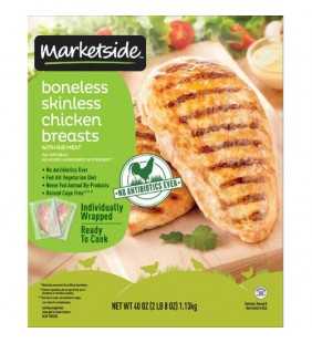 Marketside Boneless Skinless Chicken Breasts, 2.5 lb