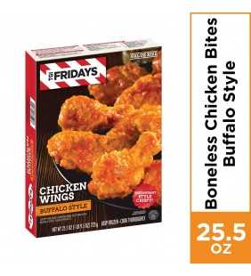 TGI Fridays Buffalo Style Chicken Wings, Frozen Appetizer, 25.5 oz Box