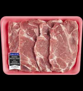 Pork Butt Steak Family Pack, 4.9 - 6.6 lb