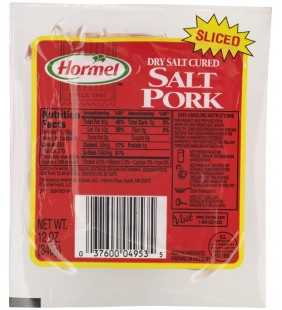 Hormel Salt Pork, Sliced, 12 oz