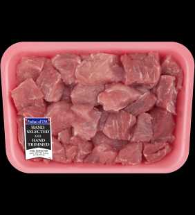 Pork Stew Meat Boneless, 0.9 - 2.0 lb