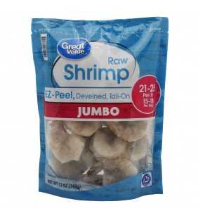 Frozen Raw Jumbo Shell-On Tail-On Easy Peel Shrimp, 12 oz