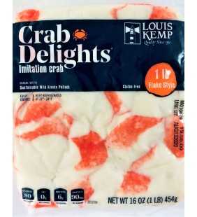 Louis Kemp Crab Delights, Flake Style, 16 oz