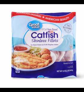 Great Value Frozen Catfish Fillets, 2Lb